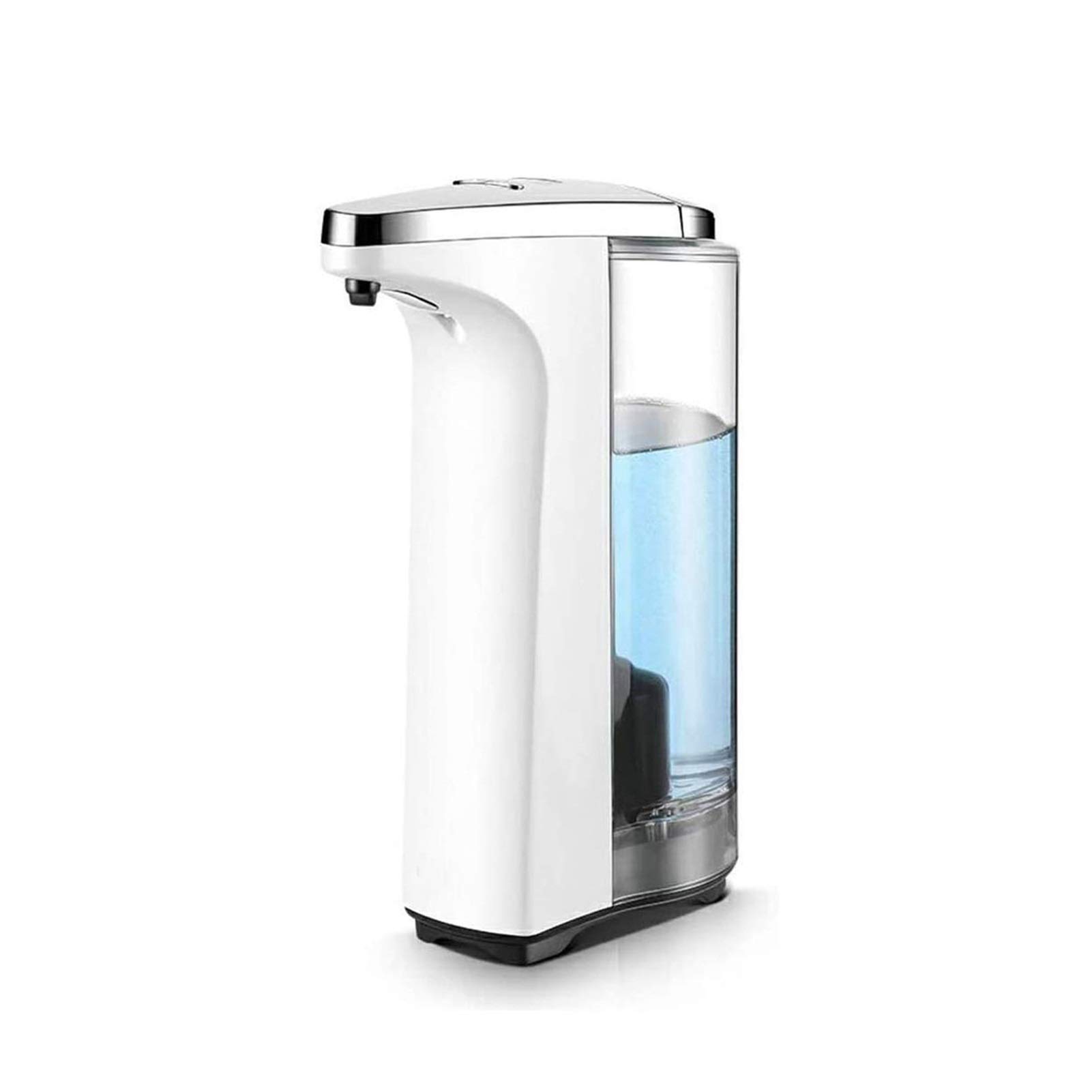 GeRRiT Dispenser di sapone automatico - Dispenser di sapone senza contatto con interruttori regolabili, IPX7 impermeabile 400 ml / 13,5 once, dispenser di liquido a mani libere, for cucina, bagno, uff
