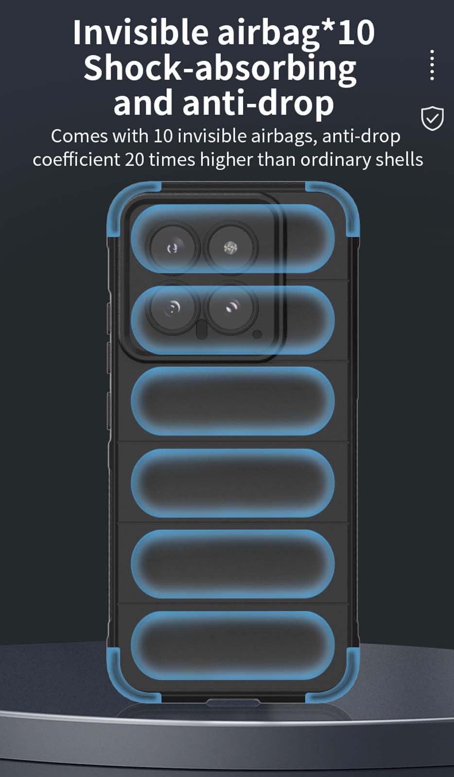 iVoler Anti Ingiallimento Chiaro Cover per Oppo Find X8 Pro, [Antiurto di Grado Militare] Trasparente Sottile Anti Graffio Custodia Case con Paraurti Assorbimento degli urti
