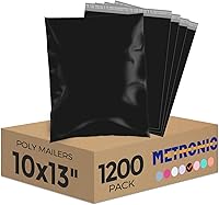 Vista 21 de Metronic Sobres grandes de polietileno de 19 x 24 pulgadas, 100 unidades, bolsas de envío fuertes y adherentes para ropa, bolsas impermeables