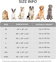 Vista 7 de MADE 4 PETS Cama ortopédica para perros extragrandes, sofá cama de espuma de apoyo XL para mascotas con funda extraíble lavable, sofá cama grande
