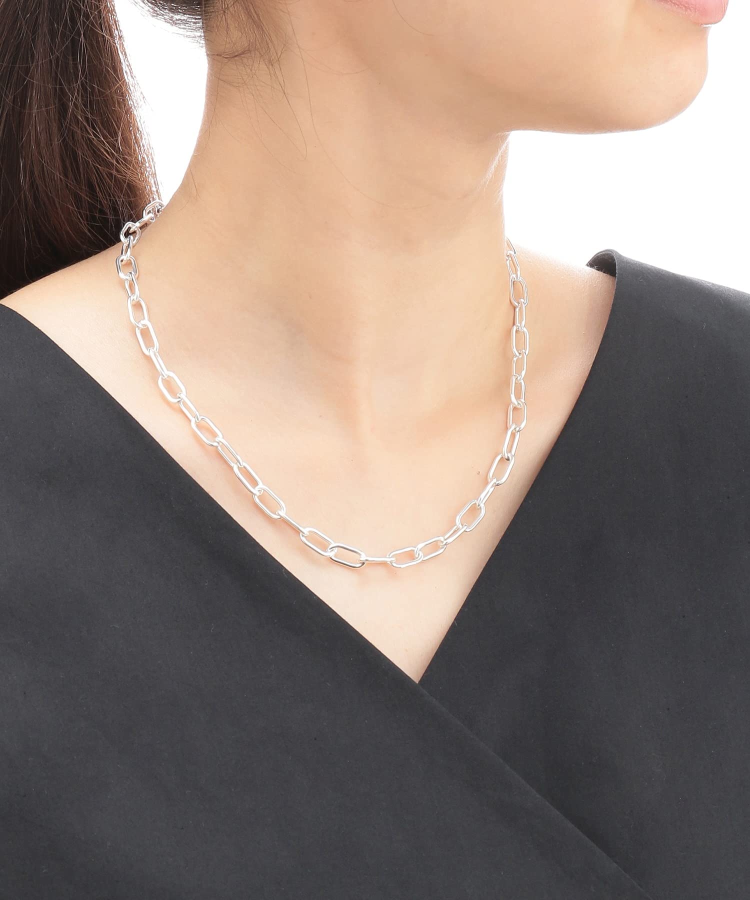 Jouete ジュエッテシルバーミニマル ジルコニア ネックレス b35 Jouete 