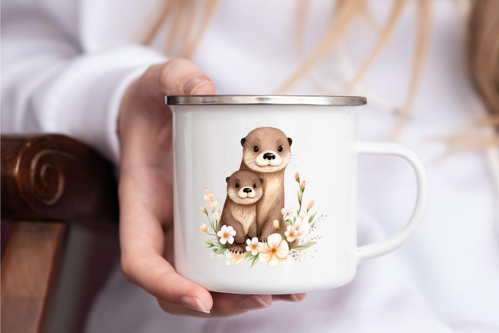 Cane Anatra Campeggio Tazza da caffè Tazza Escursionismo