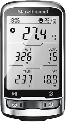 Compteur vélo,compteur de vélo GPS sans fil IGS320,IPX7 Blu5.0 ANT