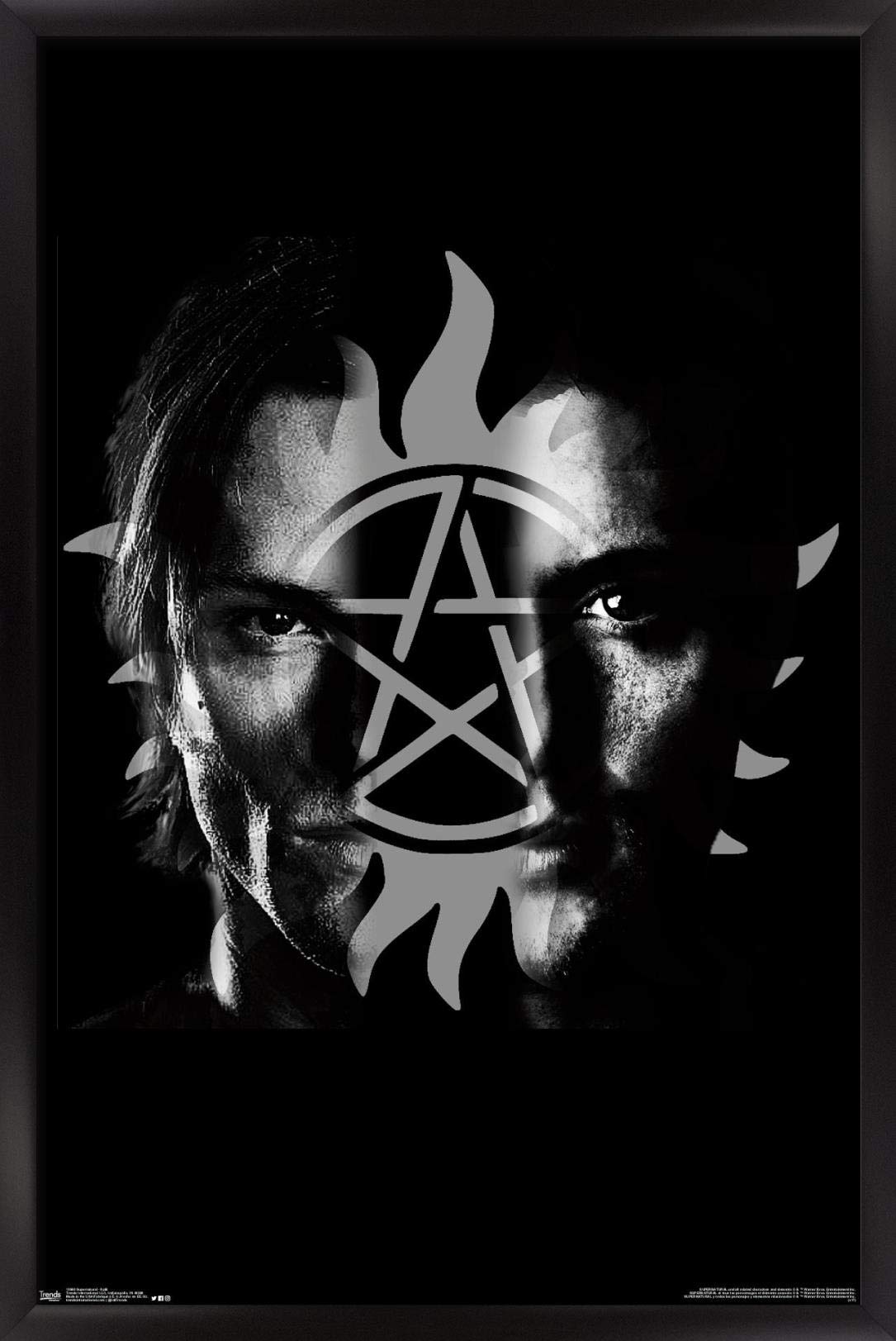 Trends International Supernatural - Split Wall Poster, 22.375" x 34", Black Framed Version