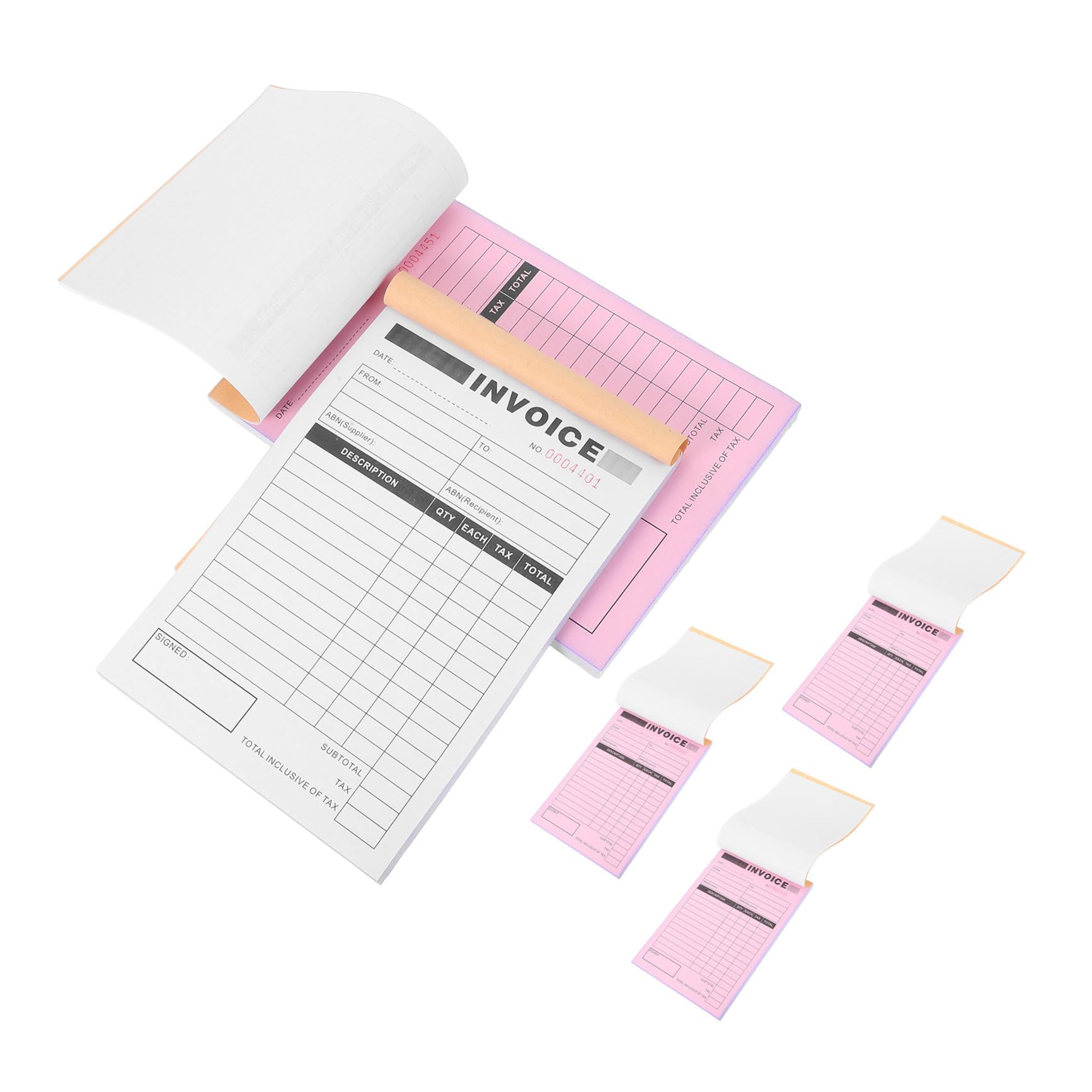 Carnet de Facture Entrepreneur 5 Pièces Papier, Duplicata Clair