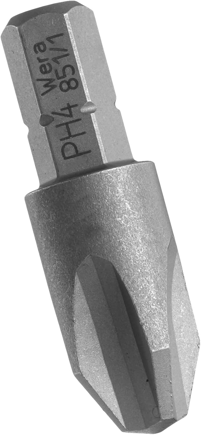 Wera - 5056535001 Series 1 851/1 Z Sheet Metal Bit, Phillips PH 4 Head x 32mm Blade
