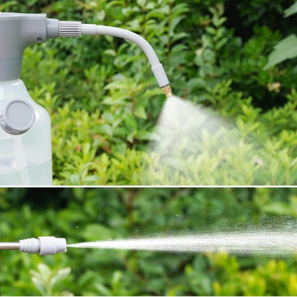 Electric Handheld Spray Bottle Plant Mister 0.8 Gallon for Indoor/Outdoor, 3L Large Automatic Watering Can Rechargeable Battery Powered Sprayer Adjustable Spout for Garden, Fertilizing, Cleaning
