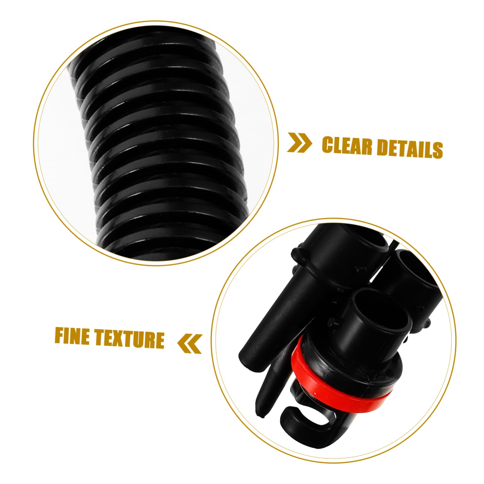 Sosoport Accesorios De La De Aire Camas Inflables Kayaks Inflable Manguera del Compresor De Aire Manguera De Inflador De Kayak De Plástico Válvula De Kayak Conectar La Manguera