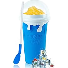 ROEDEER Large Slushie Cup 500ml,Frozen Magic Slushy Cup Maker,DIY Homemade Ice Cream,Milk Shake,Drinks Smoothie,Fruit Juice Slush Cup,Cool Stuff Gifts for Kids and Family - Blue