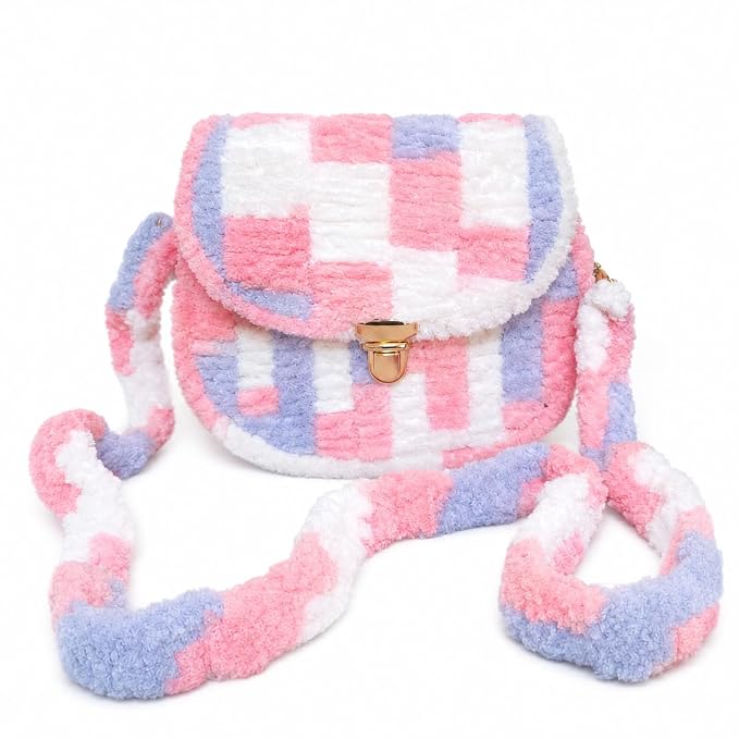 Handmade Crochet Crossbody Bag for Women