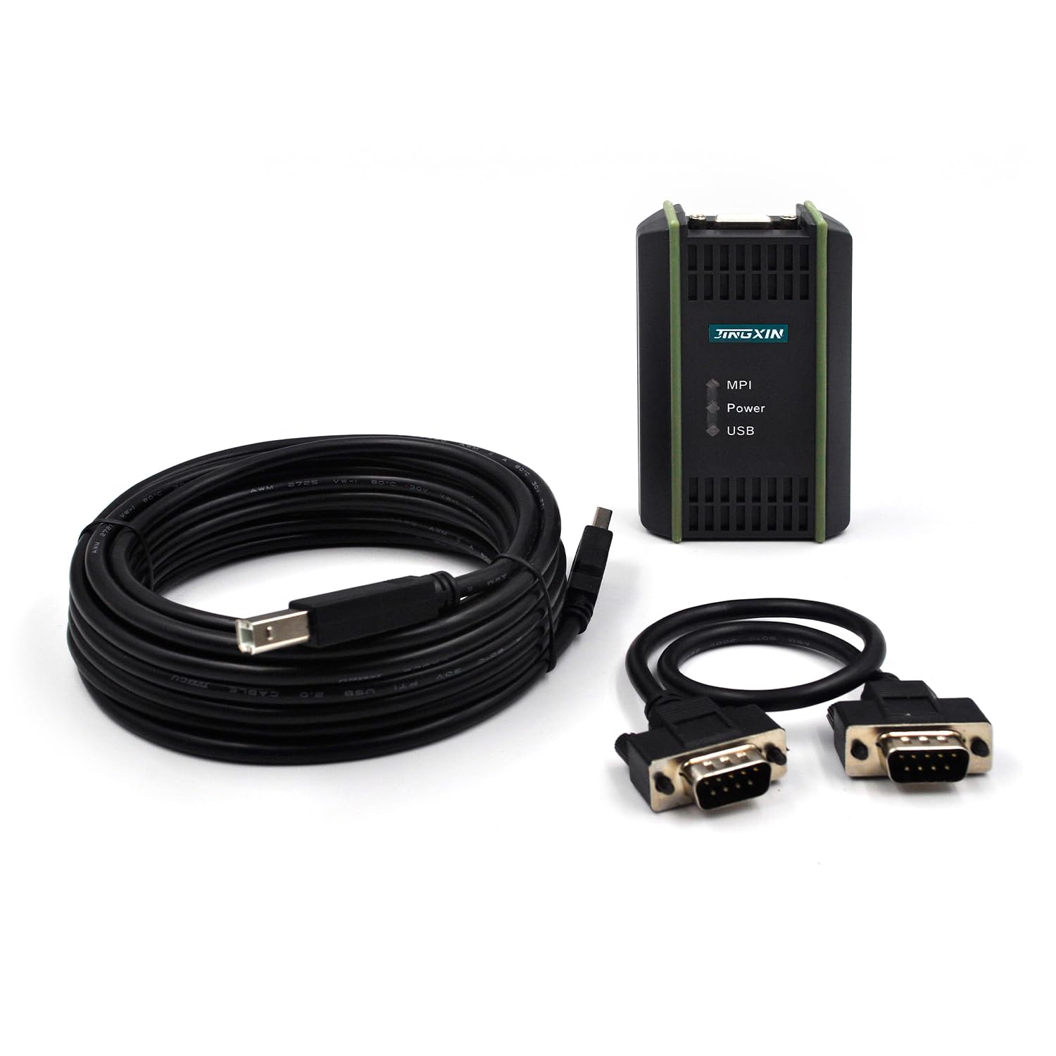 PLC Programming Cable Interface Applicable to Siemens S7 200/300/400 ET200 and 840D CNC, 6ES7972-0CB20-0XA0 USB-MPI+ PC USB-PPI