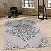 Produktbild Paco Home In- & Outdoor Teppich Balkon Terrasse Vintage Orientalisches Muster Ornamente, Grösse:80x150 cm, Farbe:Grau