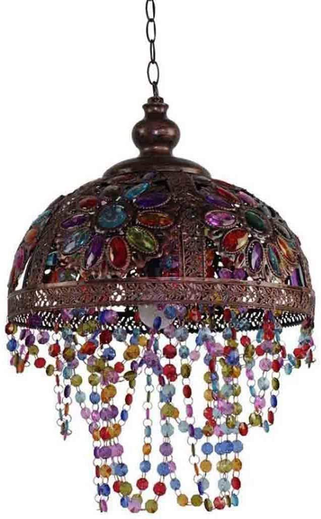 HPTHLY Tiffany Style Chandelier, European Retro Pendant Lights, Pastoral Restaurant Study Balcony Bar Pendant