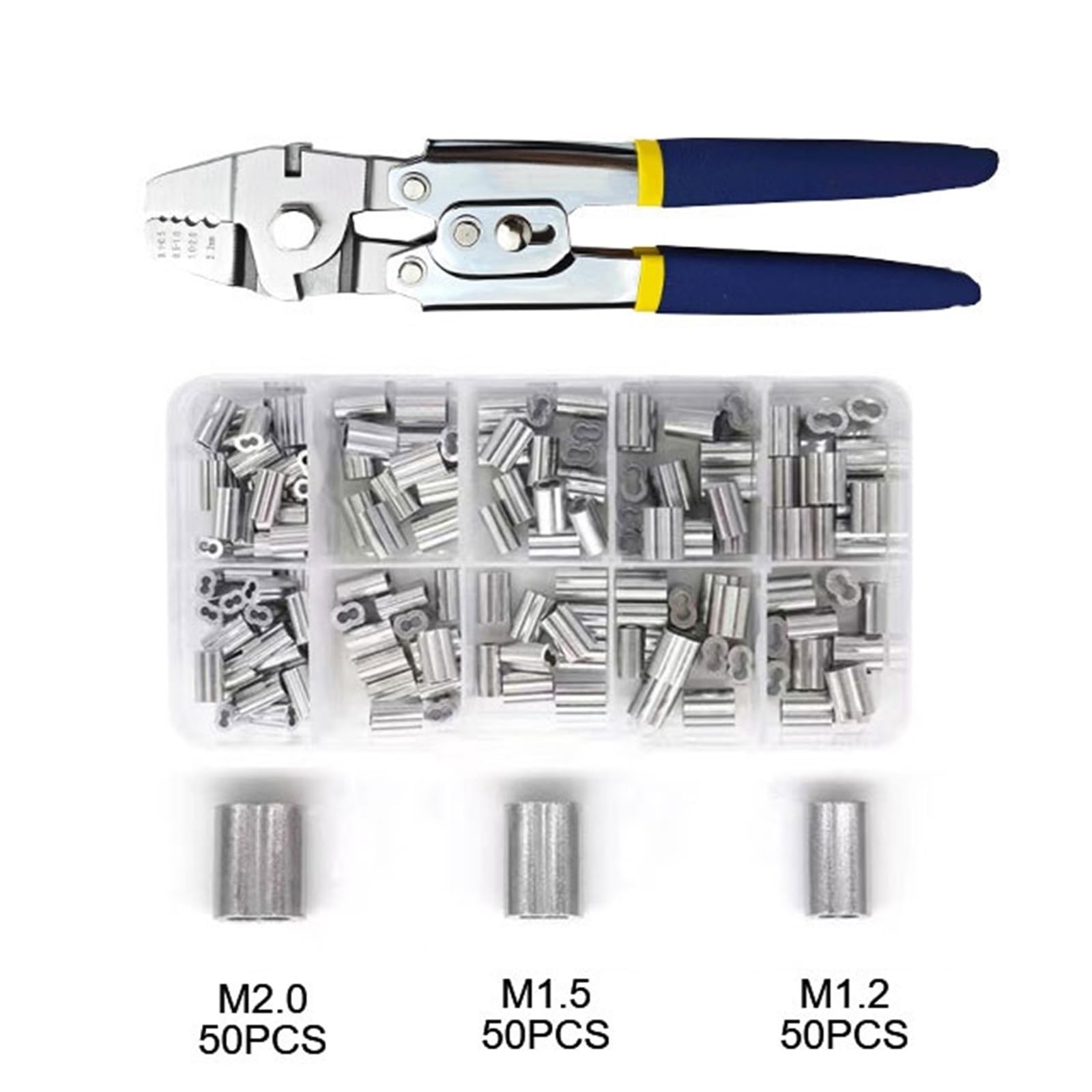 Pince à sertir hydraulique, pour cosses SN58B Molex JST Te et Broches EPC PCIE SATA, Outil de sertissage Automatique à cliquet 0,25-1,5 mm², pour cuivre et Aluminium (Rouge/Bleu)