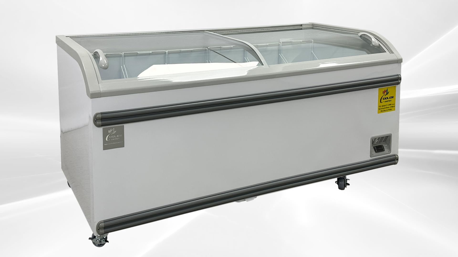 Amazon.com: Chest Freezer for Supermarket Glass sliding Door 79