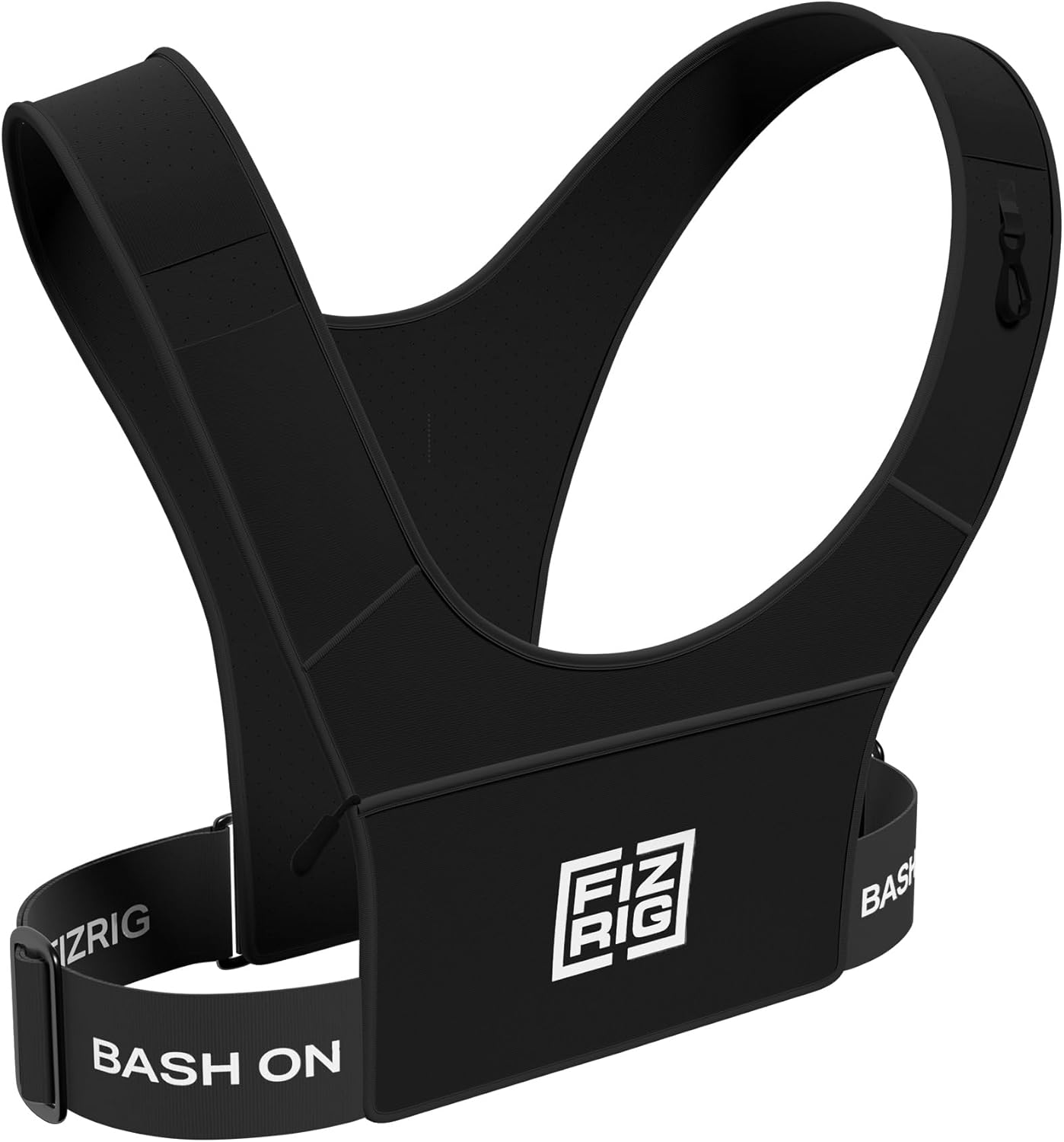 FIZRIG Running Vest Phone Holder Reflective Running Chest Bag for