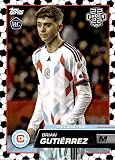 2023 TOPPS MAJOR LEAGUE SOCCER SOCCER TILE #15 BRIAN GUTIERREZ 22 UNDER 22 CHICAGO FIRE SOCCER OFFICIAL TRADING CARD OF SOCCER