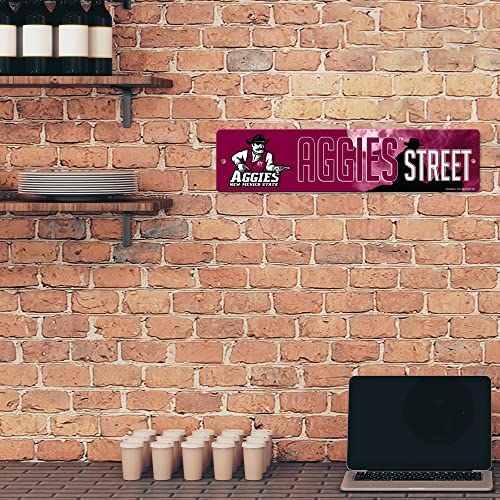Rico-Industries-NCAA-New-Mexico-State-Aggies-16-Inch-Plastic-Street-Sign-Decor