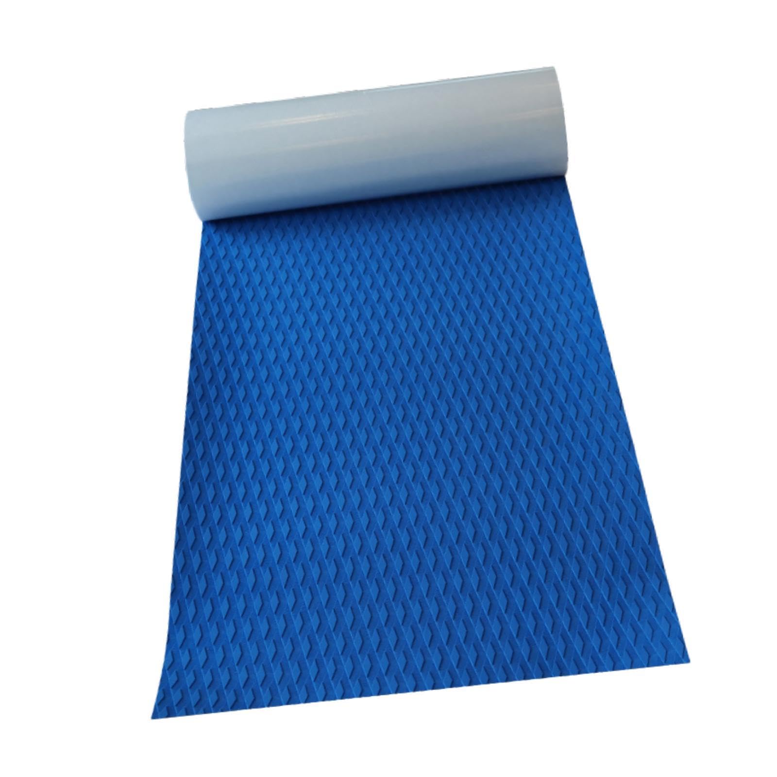 Yiju Surfboard Traction Pad EVA Sheet Anti Slip Trimmable Multipurpose Strong Grip Boat Decking Sheet Deck Pad for Skateboard, Blue