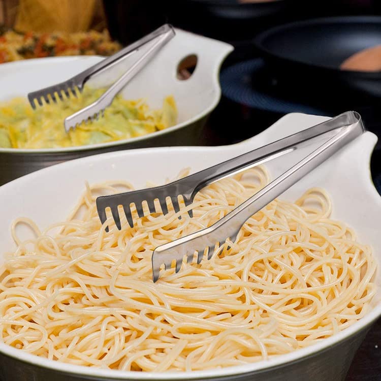 Amazon | SMISUB ステンレスラーメンクリップ 調理トングキッチン