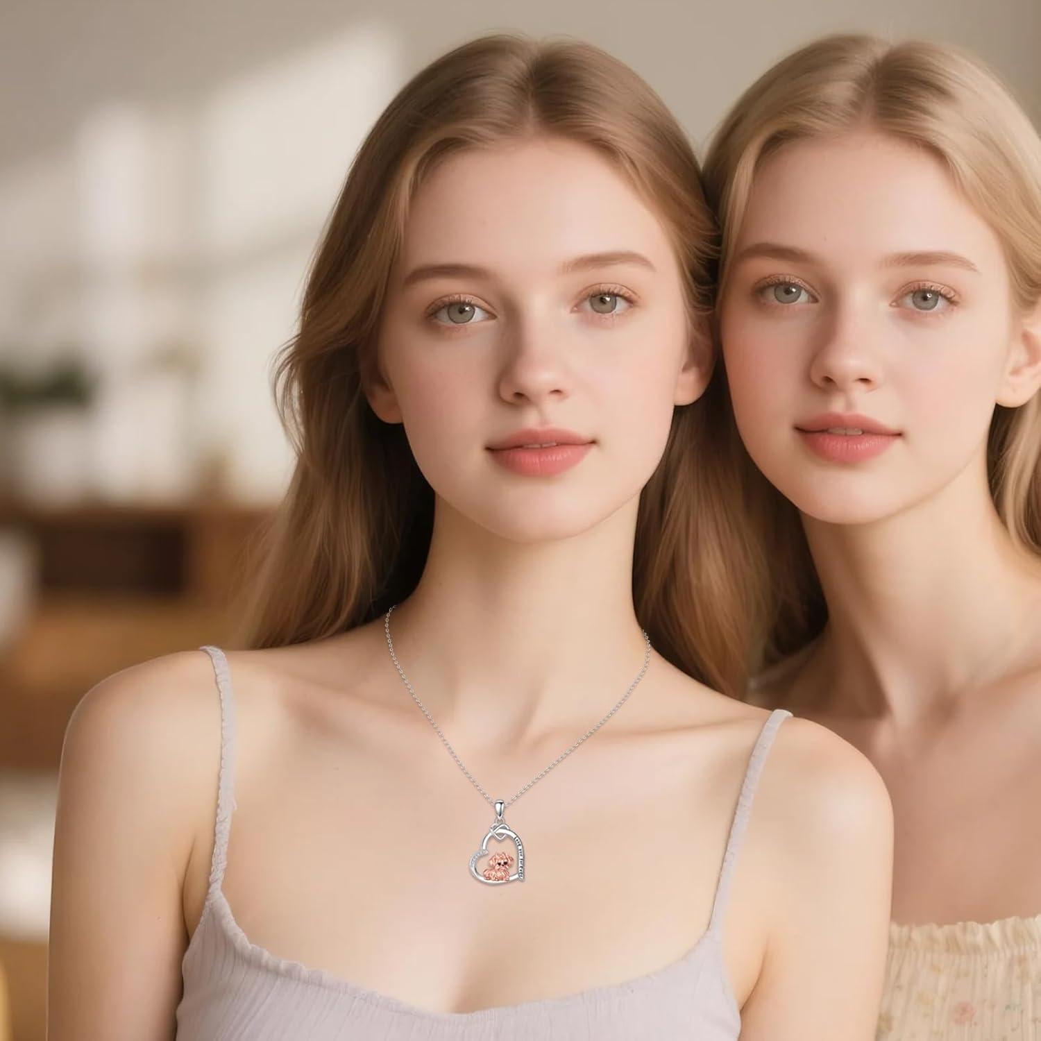 Dog Necklace 925 Sterling Silver Heart French Bulldog/Boston Terrier/Corgi/Dachshund/Yorkie Pendant Necklaces Dog Jewelry Gifts for Women - Image 6