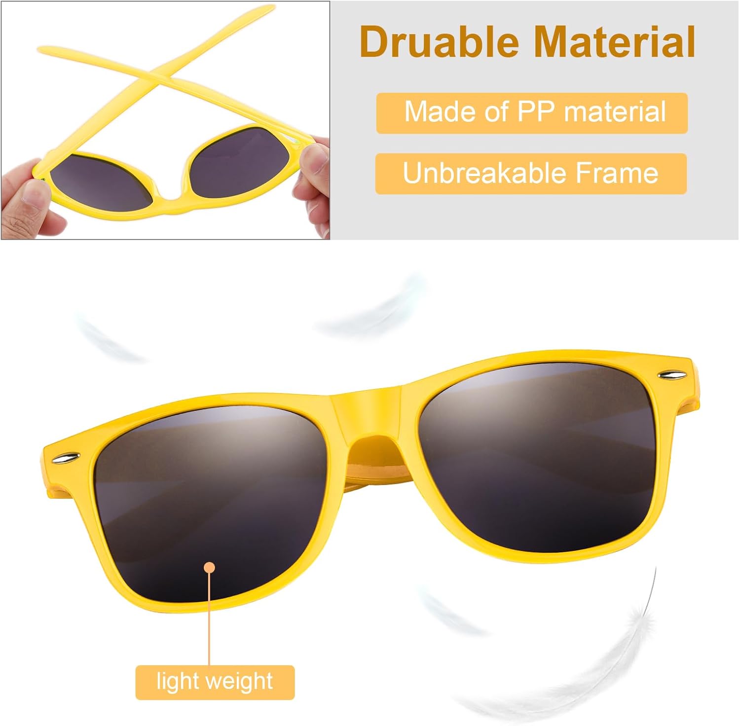 FEPITO Party Sunglasses Kids Sunglasses Bulk for Birthday Party supplies