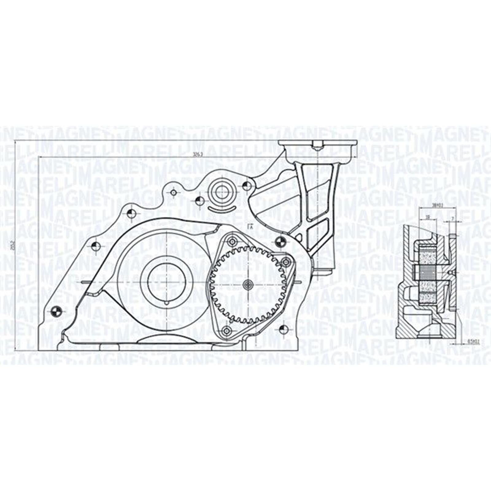 MAGNETI MARELLI 351516000031 Pompa olio