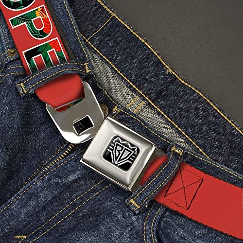 Cinturón de seguridad unisex Buckle-Down con diseño de frase original para adultos 2