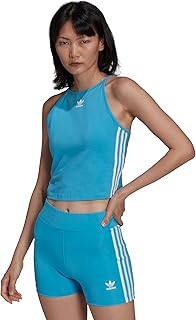 adidas Originals womens Tank Top T Shirt, Sky Rush, X-Small US