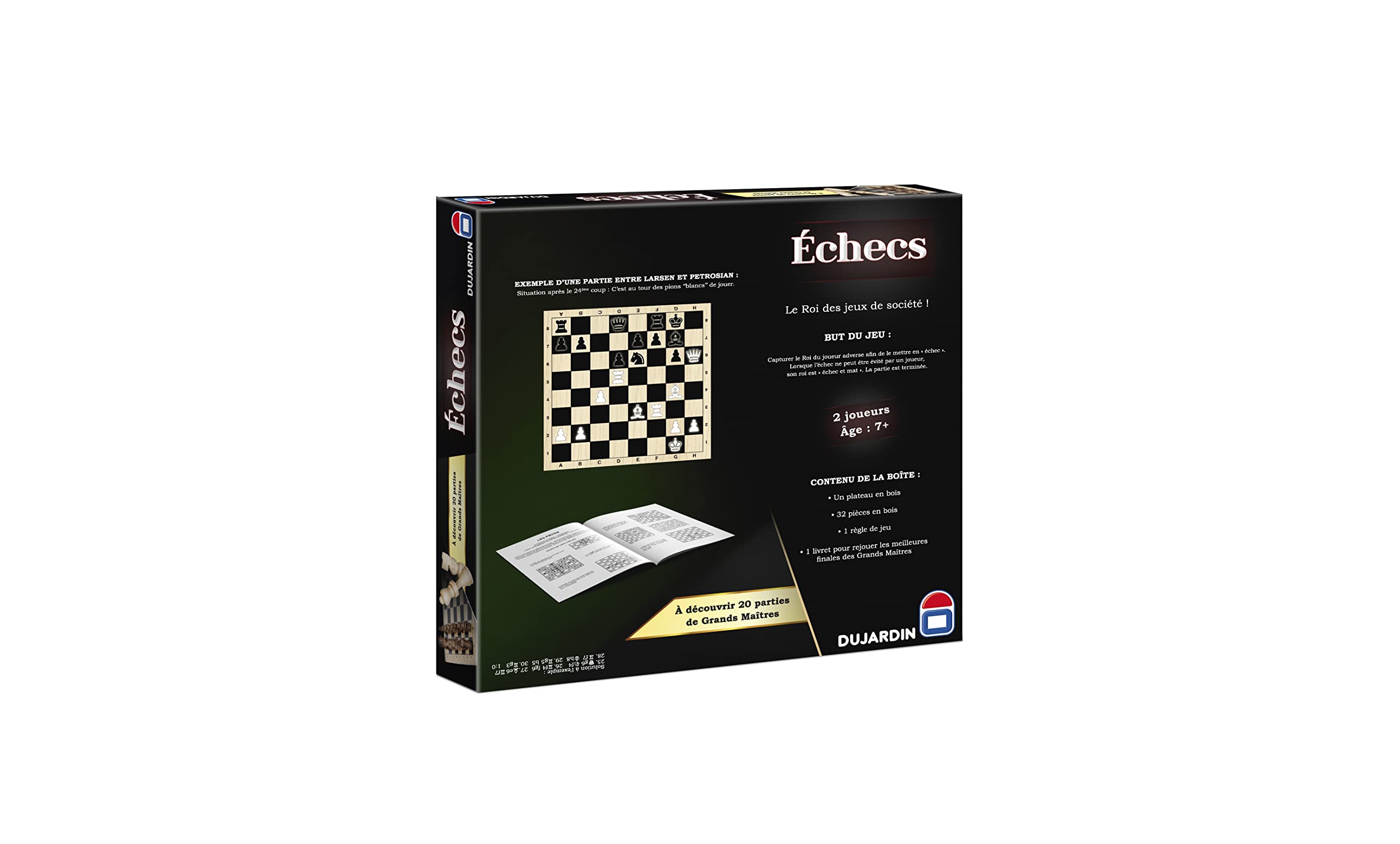 Echecs plateau Serie Noire