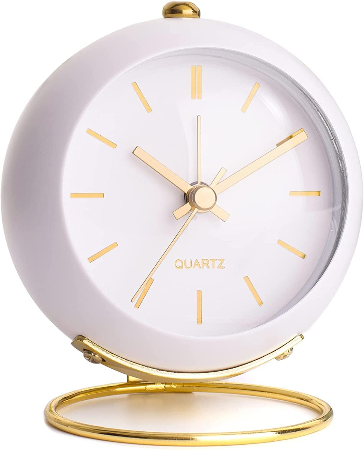 Amazon.com: KAMEISHI Small Table Clocks, Classic Silent Non-Ticking ...