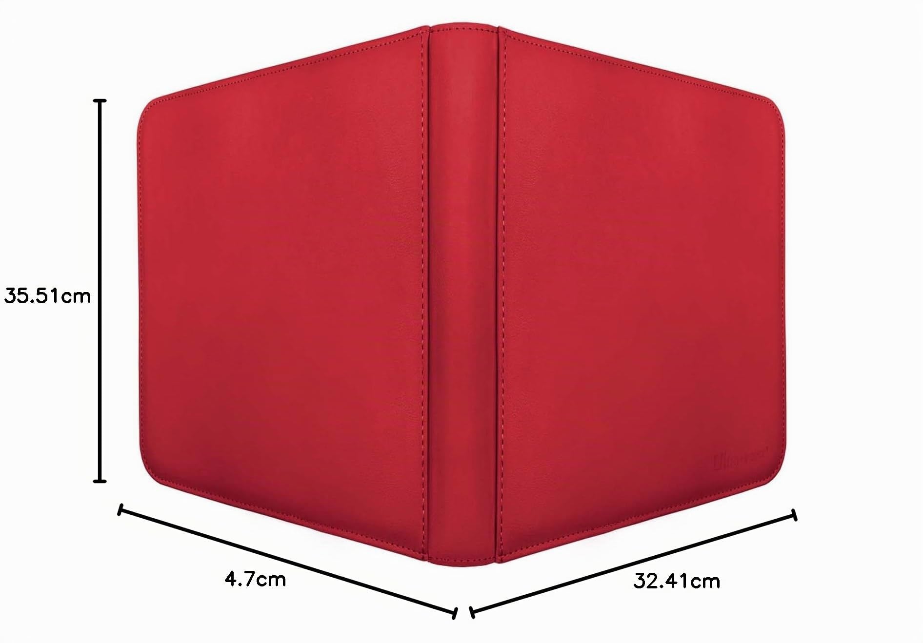 Ultra PRO - Raccoglitore PRO con 12 Tasche con Cerniera - Rosso