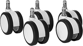 Topstar - Ruedas para Suelo Duro (Talla única), Color Blanco