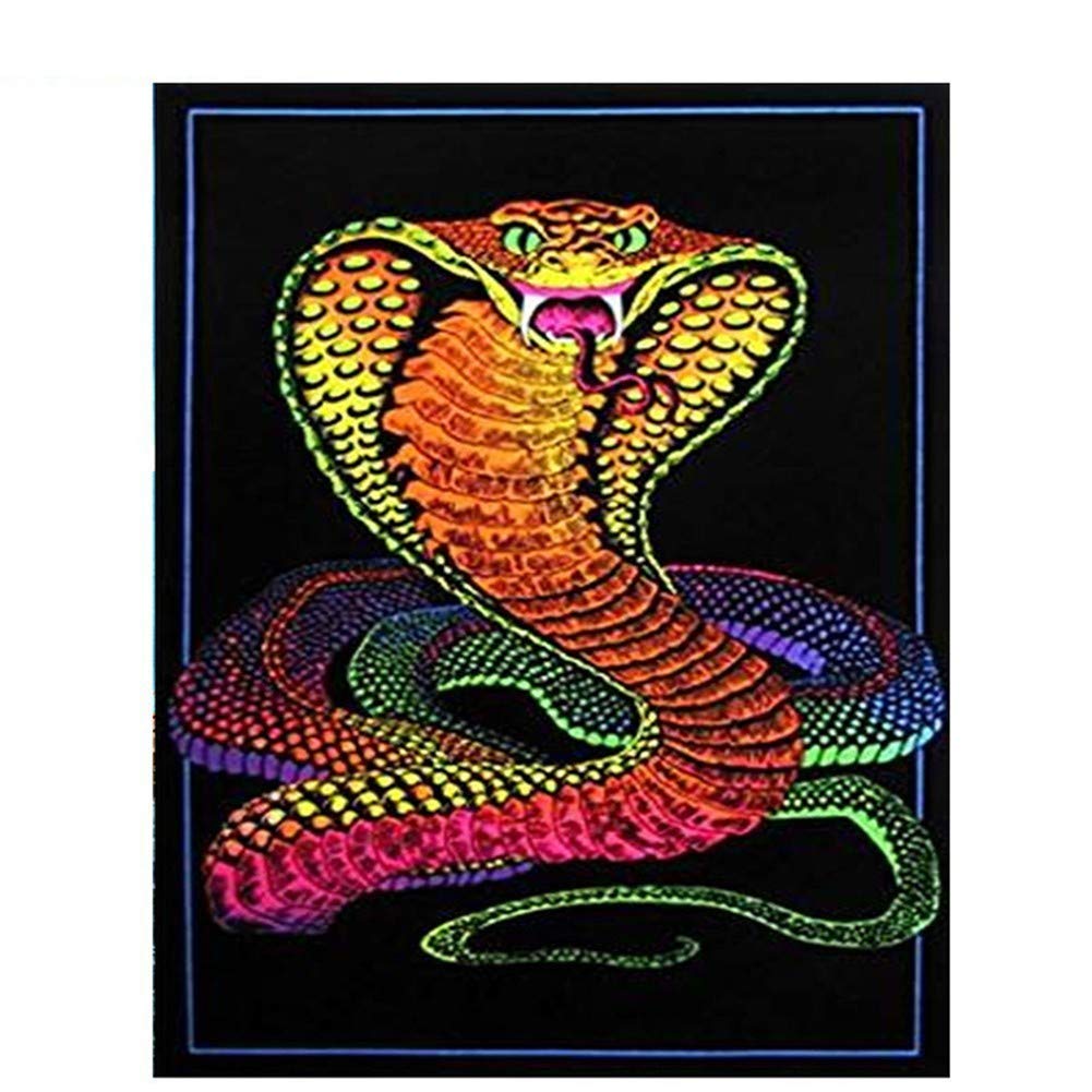 DIY 5D Diamantmalerei Set – Vollbohrer Schlange 50x70 Cm, Inkl. Werkzeug, Perfekt Für Deko & Entspannung