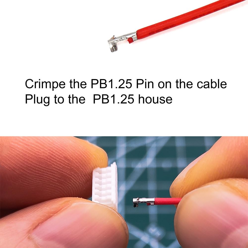 PB1.25 Connectors and Crimp Terminal kit Compatible with Molex PicoBlade Connectors Plugs 1.25mm Pitch for Pixhawk 2.4.8 Drone Flight Controller - Image 4