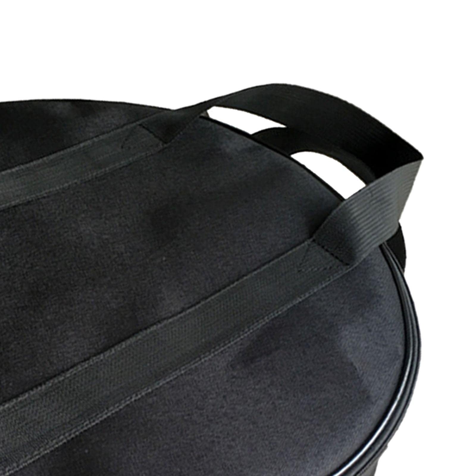 Borsa Per Piatti Tamburo - Nero, Tessuto Oxford Impermeabile, Per Strumenti A Percussione, 40x8 Cm