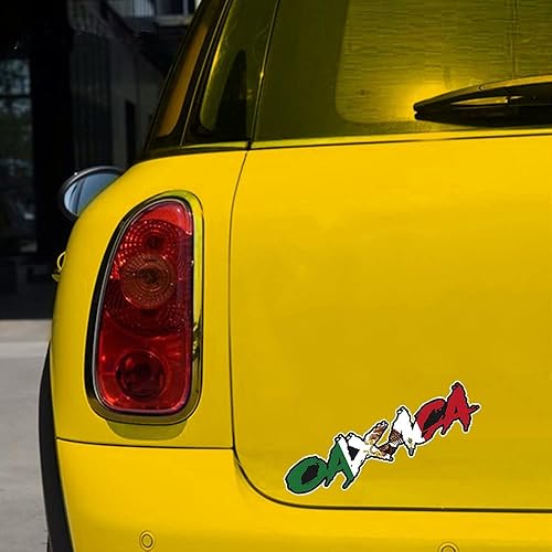 Miniatura 2 de Pegatina Oaxaca OAX Letras México Cartas Coche Camión Ventana Portátil Mapa Vinilo Pared Estado Pared (Bandera Mexicana, Oaxaca)