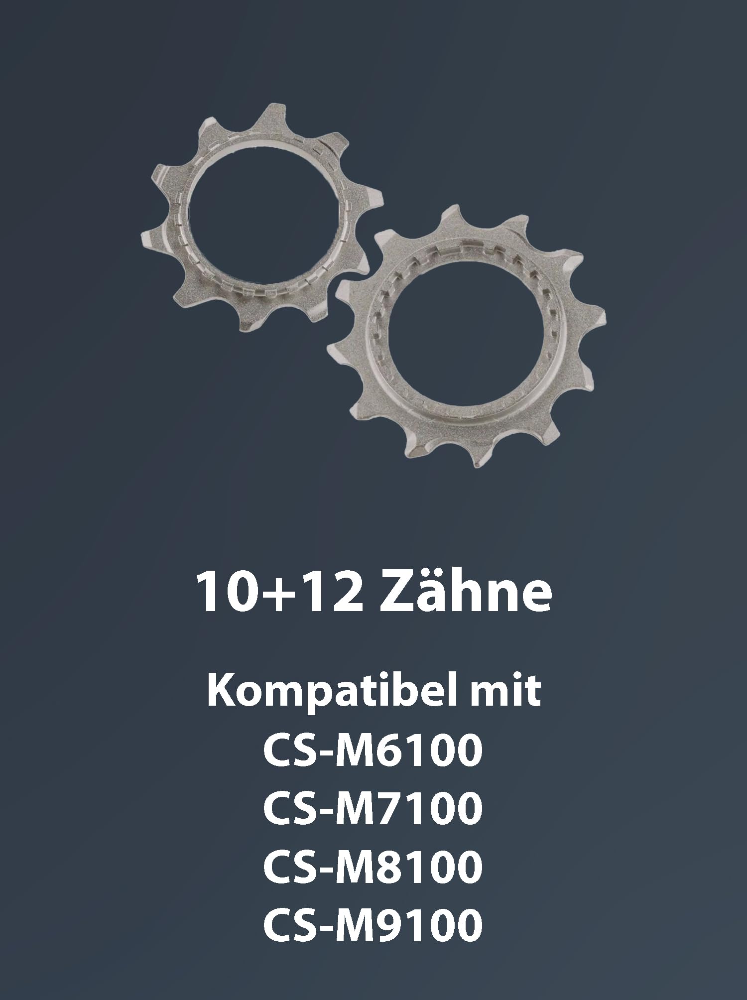 Fahrrad Ritzel Ersatzritzel 12-Fach Kompatibel mit Deore SLX XT XTR MTB Micro Spline Kassetten CS-M6100 CS-M7100 CS-M8100 CS-M9100