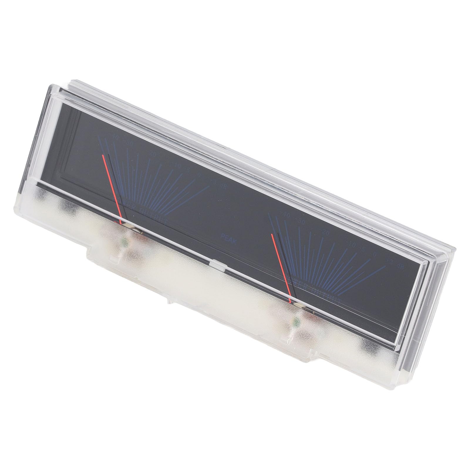 VU Meter Header Sound Audio Level Pointer Indicator Tester with Blue LED Backlight