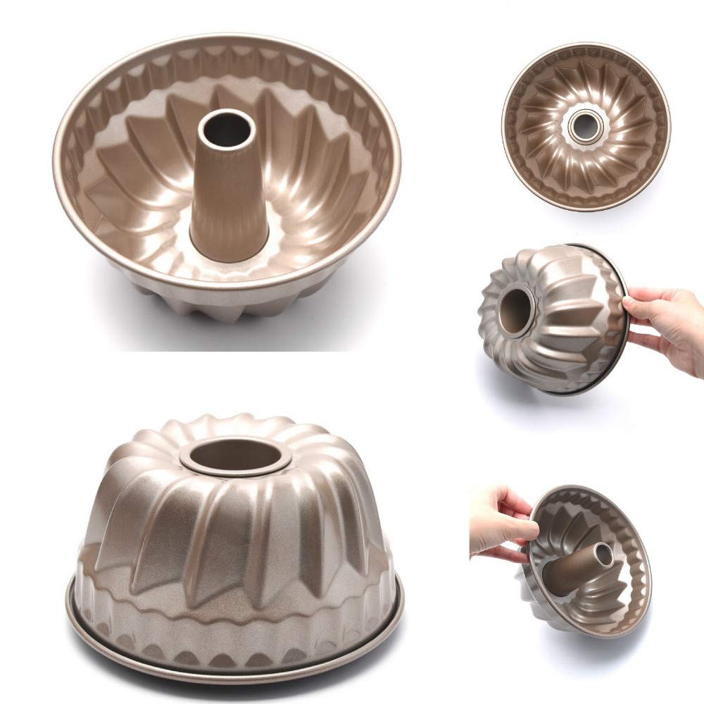 Stampo Ciambella Antiaderente 25cm - Teglia Per Ciambellone In Acciaio - Foto 2