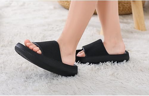 Miniatura 7 de KOUECI Pantuflas de ducha para niños y niñas, antideslizantes, para verano, playa, piscina