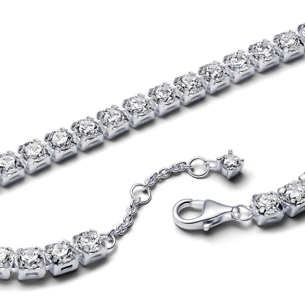 Pandora Bracelet de tennis pour femme en argent et zircone 593539C01