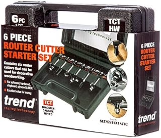 Trend 1/2-Inch Shank Router Cutter Set 6pc (SET/SS11X1/2TC)