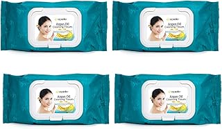 Sponsored Ad - Epielle Argan Oil Cleansing Facial Tissues Makeup Remover Wipes Gentle and Nicely Scented Towelettes - 60 S...