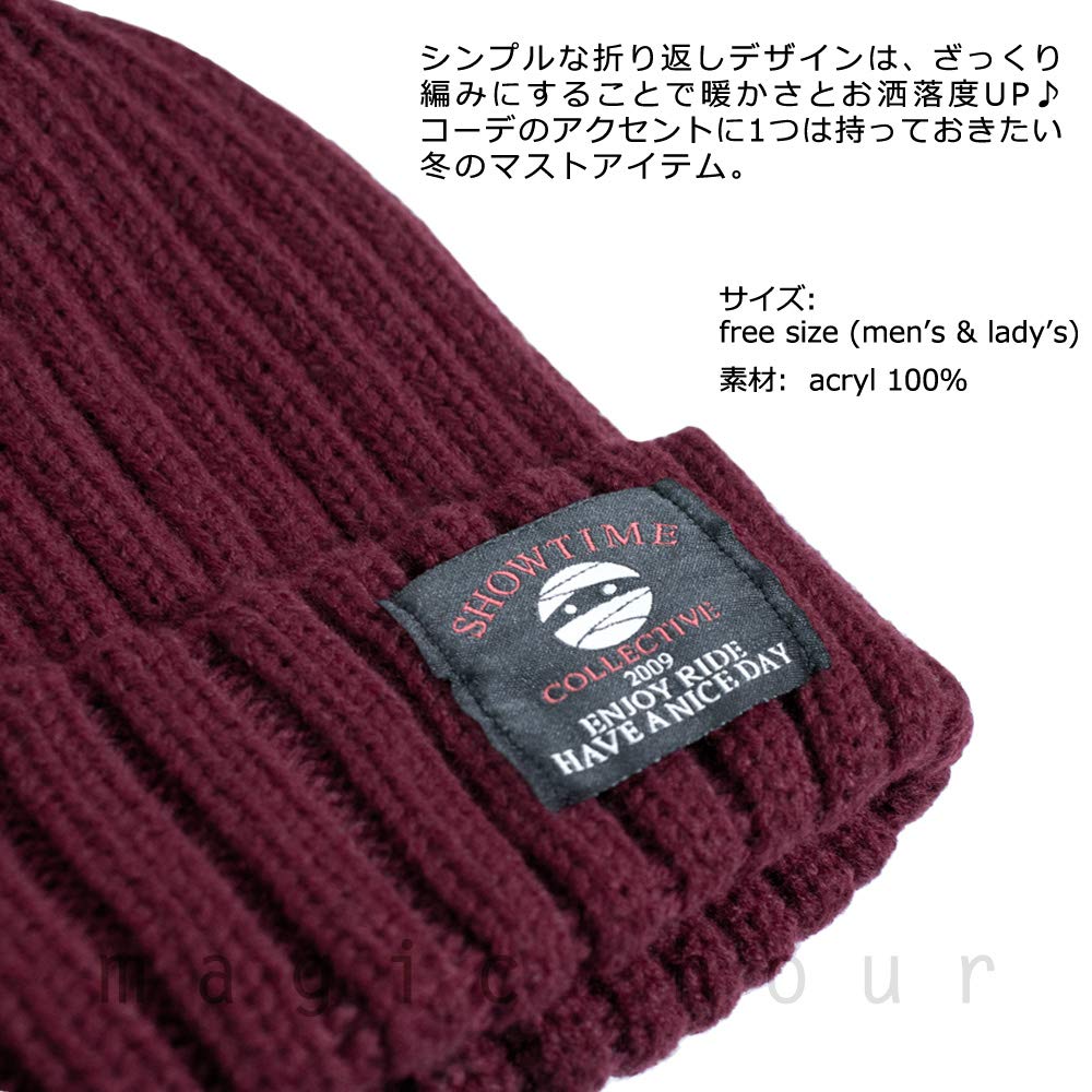 Amazon.co.jp: スノーボード ニット帽 スノボ ブランド ニットキャップ