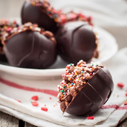 Miniatura 6 de Moldes de silicona para huevos de Pascua para chocolate, 4 paquetes de moldes en forma de huevo, molde para hornear, molde de resina, molde de