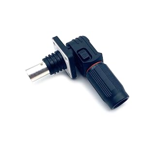 100A Battery Energy Storage Connector, 16mm2 High Current Connectors IP67 Waterproof Crimping Wiring Power Adapter Quick Plug Terminal Right Angle Plug and Socket 1000V Black