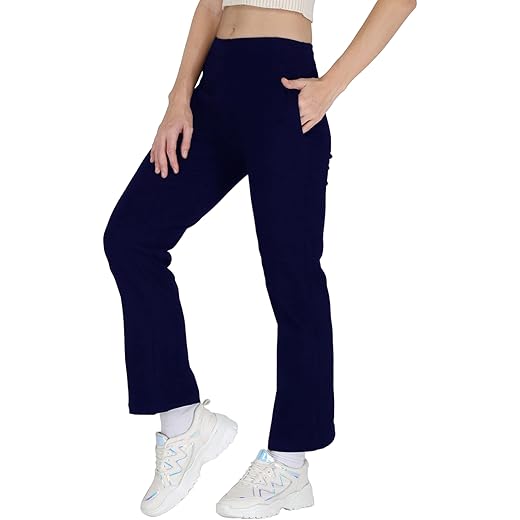 Girls Relaxed Fit Cotton Lycra Pants