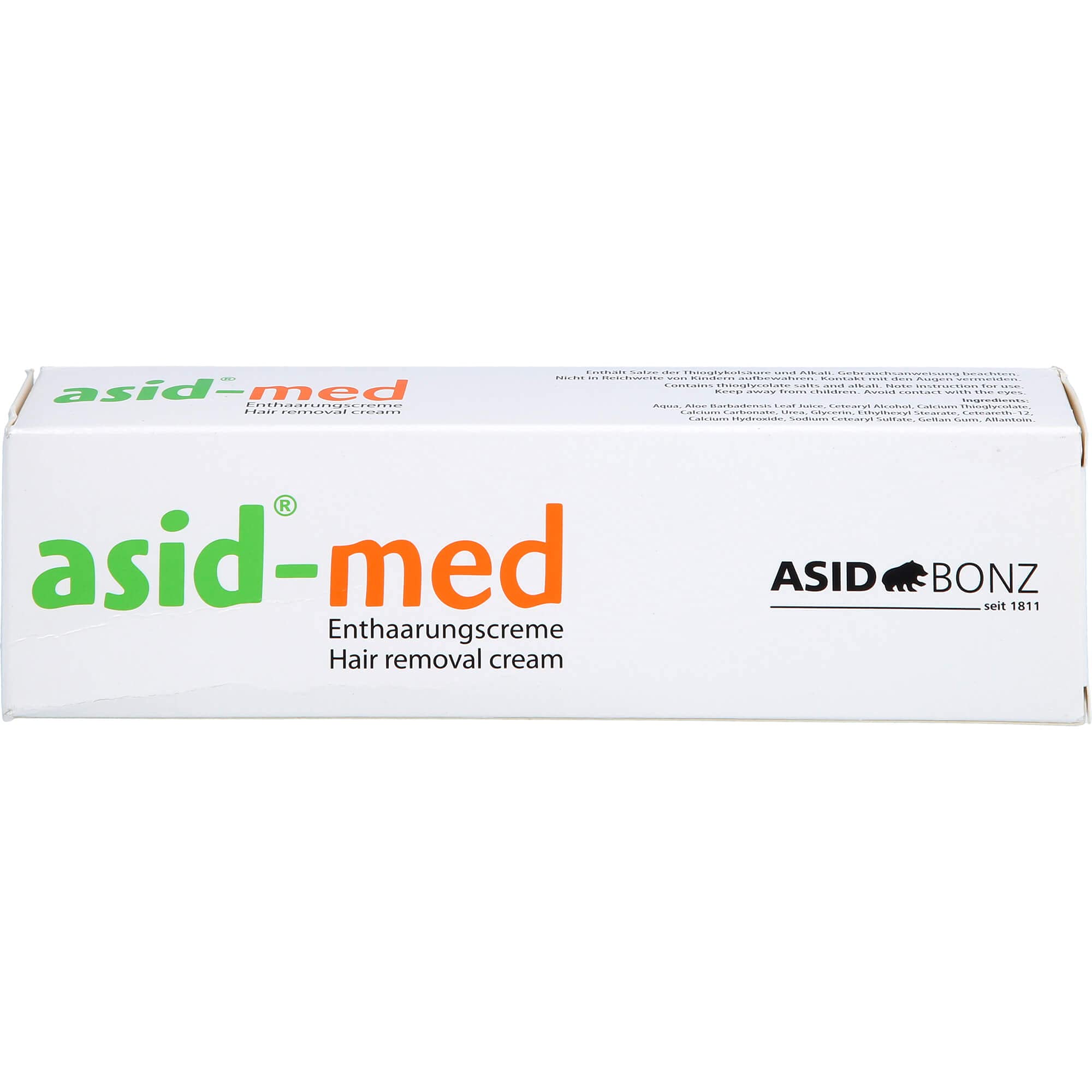 Asid-med Enthaarungscreme – hochwertiges medizinisches Pflegeprodukt zur Haarentfernung