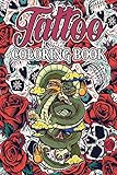 Tattoo Coloring Book for Adults: